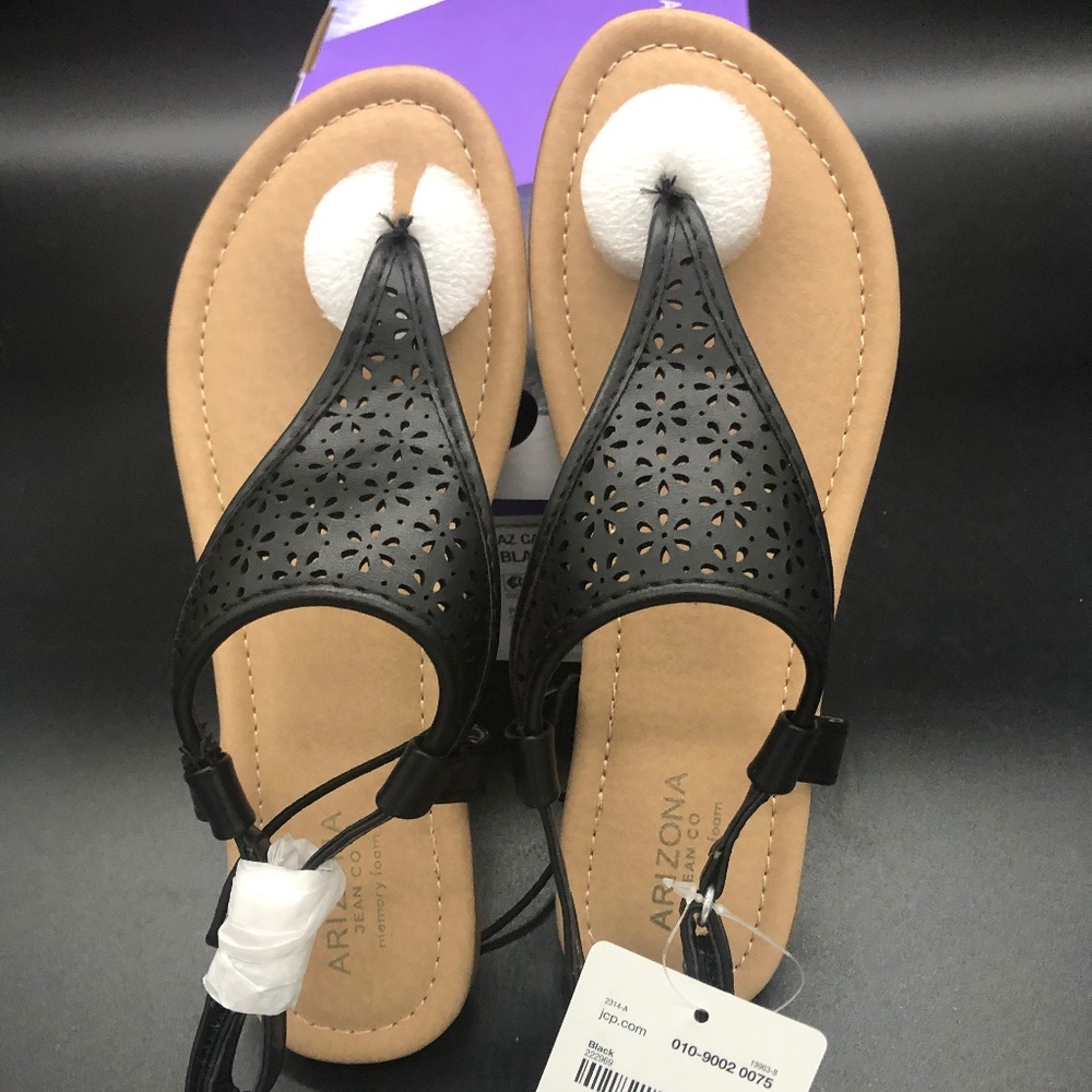 Kids Sandals Black by Arizona Jean Co. new in the box